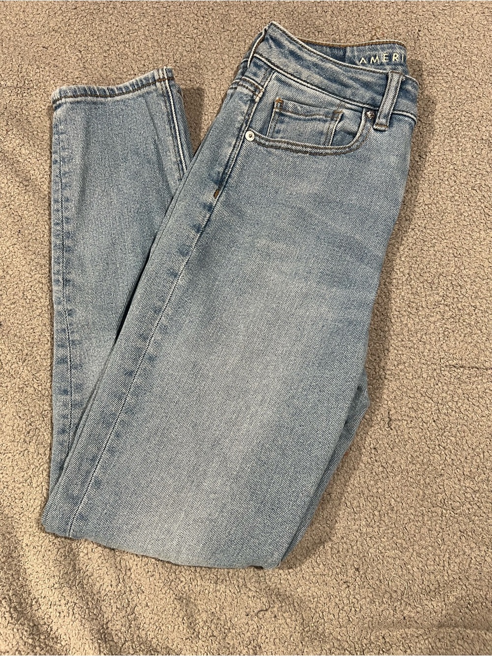 American Eagle Outfitters Light Blue Mom Jeans